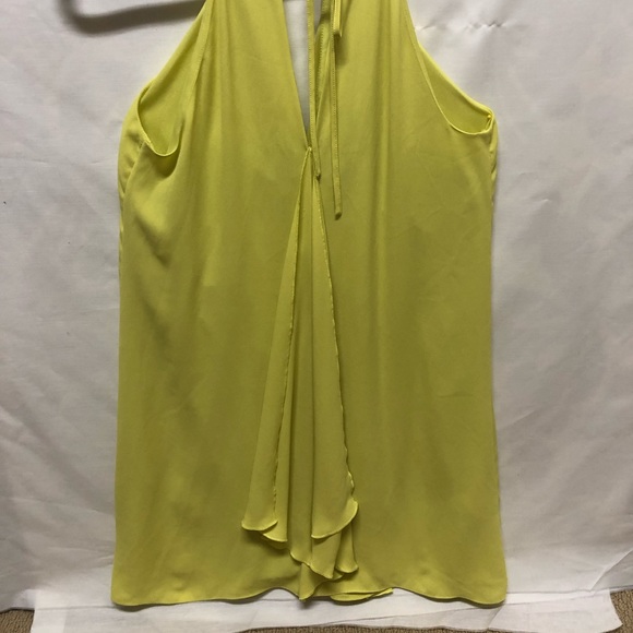 BCBGMAXAZRIA chiffon halter dress, size XXS - Picture 3 of 4